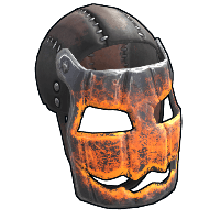 Buy Rust metal facemask Glowing Metal Pumpkin Mask skin