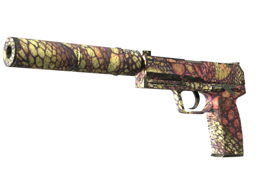 Buy CS2 pistol Souvenir USP-S | Orange Anolis (Field-Tested) skin