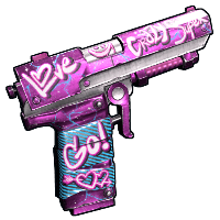 Buy Rust semi auto pistol Crazy Love SAP skin