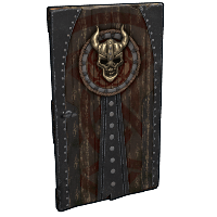Buy Rust wooden door Viking Door skin