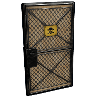 Buy Rust sheet metal door Chain Gate skin