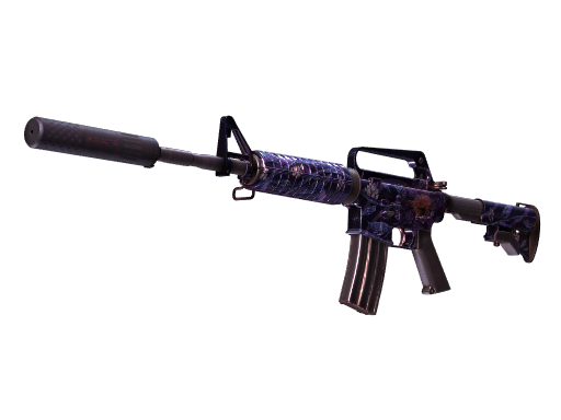 Buy CS2 rifle StatTrak™ M4A1-S | Black Lotus (Battle-Scarred) skin