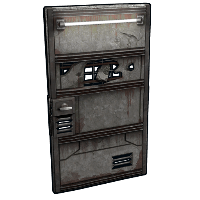 Buy Rust sheet metal door Brutalist Sheet Metal Door skin