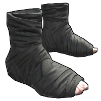 Buy Rust burlap shoes Burlap Ninja Slippers skin