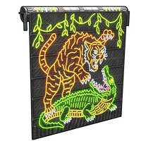 Buy Rust misc Neon Jungle Rule Garage Door skin