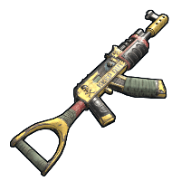 Buy Rust ak47u Caution AK47 skin