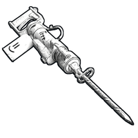 Buy Rust weapon Comics Jackhammer skin