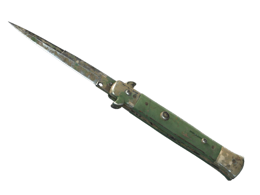 Buy CS2 knife ★ StatTrak™ Stiletto Knife | Forest DDPAT (Battle-Scarred) skin