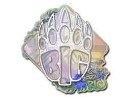 Buy CS2 sticker Sticker | BIG (Holo) | Rio 2022 skin