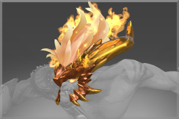 Buy Dota 2 wearable Golden Draca Mane skin