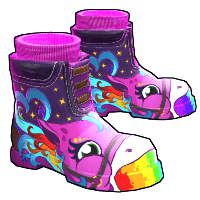 Buy Rust boots Rainbow Pony Boots skin