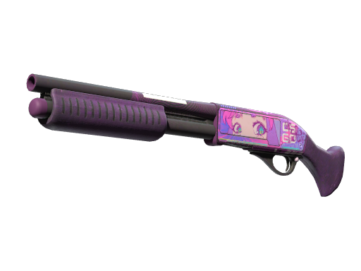 Buy CS2 shotgun StatTrak™ Sawed-Off | Kiss♥Love (Factory New) skin