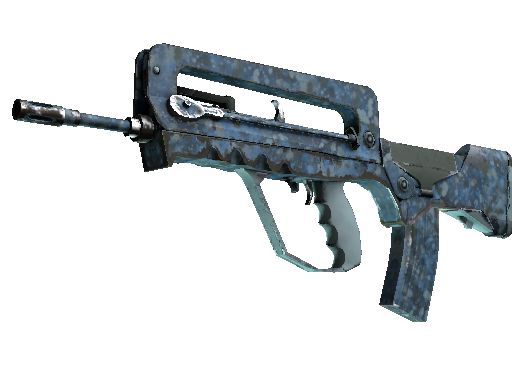 Buy CS2 rifle FAMAS | Cyanospatter (Field-Tested) skin