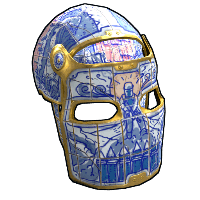 Buy Rust metal facemask Porcelain Facemask skin