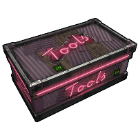 Buy Rust large wooden box Neon Tools Storage skin