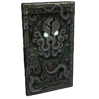 Buy Rust sheet metal door Tomb Of The Octopus Metal Door skin