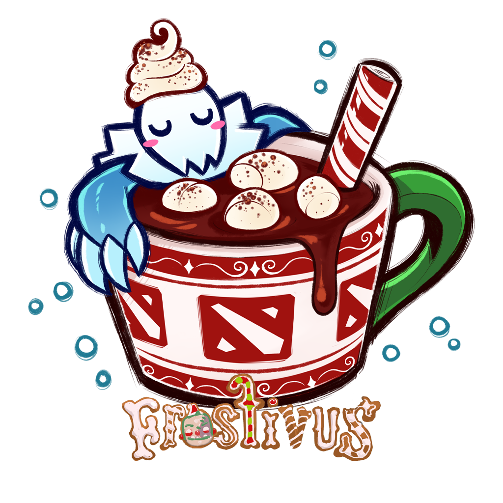 Buy Dota 2 sticker Frostivus 2023 Sticker - Ancient Chocolate skin