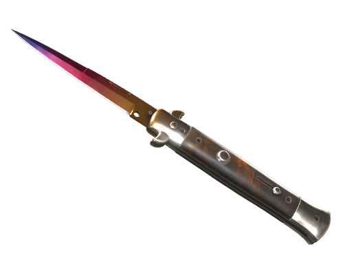 Buy CS2 knife ★ StatTrak™ Stiletto Knife | Fade (Factory New) skin