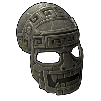 Buy Rust metal facemask Temple Facemask skin