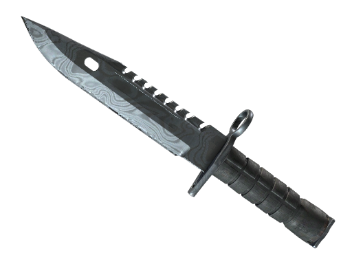 Buy CS2 knife ★ M9 Bayonet | Damascus Steel (Well-Worn) skin