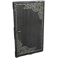 Buy Rust misc Black Decorative Wood Door skin