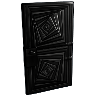 Buy Rust sheet metal door Hypnotic Steel Door skin