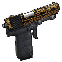 Buy Rust semi auto pistol Golden Leaf SAP skin