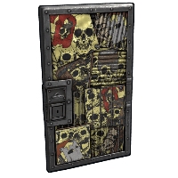 Buy Rust sheet metal door Dead Souls Metal Door skin