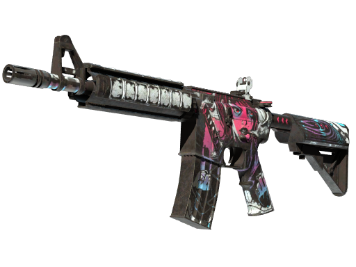 Buy CS2 rifle StatTrak™ M4A4 | Neo-Noir (Battle-Scarred) skin