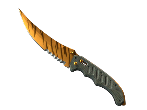 Buy CS2 knife ★ Flip Knife | Tiger Tooth (Minimal Wear) skin
