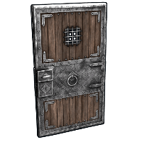 Buy Rust sheet metal door Frontier Rustic Door skin