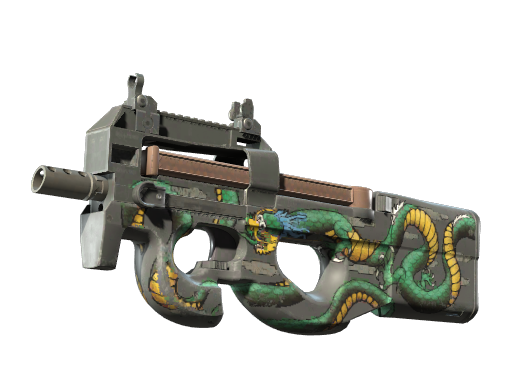 Buy CS2 smg StatTrak™ P90 | Emerald Dragon (Field-Tested) skin