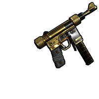 Buy Rust smg Black Gold SMG skin