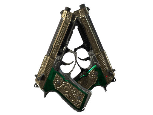 Buy CS2 pistol StatTrak™ Dual Berettas | Royal Consorts (Factory New) skin
