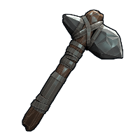 Buy Rust stone hatchet Low Poly Stone Hatchet skin
