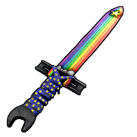 Buy Rust salvaged sword Rainbow Sword skin