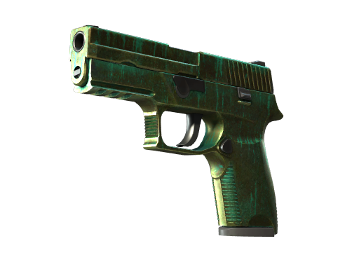 Buy CS2 pistol StatTrak™ P250 | Verdigris (Battle-Scarred) skin