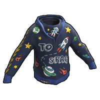 Buy Rust hoodie Space Raider Hoodie skin
