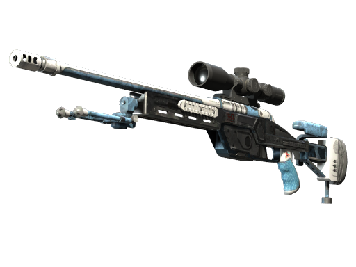 Buy CS2 sniper rifle SSG 08 | Ghost Crusader (Minimal Wear) skin