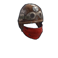 Buy Rust burlap headwrap Bandit Headwrap skin