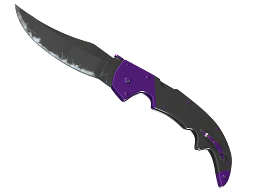 Buy CS2 knife ★ Falchion Knife | Ultraviolet (Well-Worn) skin