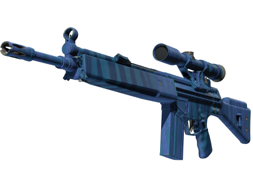Buy CS2 sniper rifle StatTrak™ G3SG1 | Azure Zebra (Minimal Wear) skin