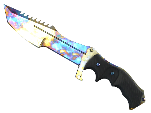 Buy CS2 knife ★ Huntsman Knife | Case Hardened (Well-Worn) skin