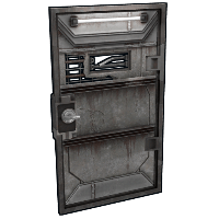 Buy Rust armored metal door Brutalist Armored Door skin