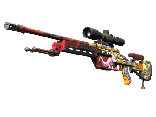 Buy CS2 sniper rifle SSG 08 | Bloodshot (Minimal Wear) skin
