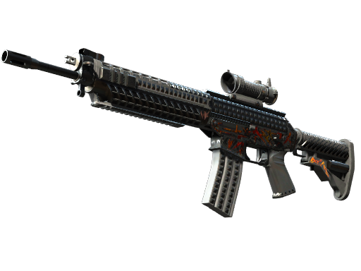Buy CS2 rifle SG 553 | Heavy Metal (Factory New) skin