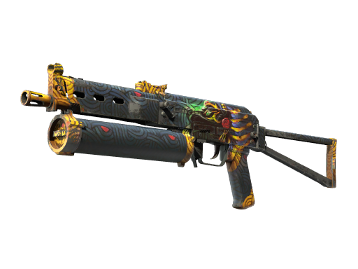 Buy CS2 smg PP-Bizon | Judgement of Anubis (Well-Worn) skin