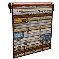 Buy Rust misc Pixel Garage Door skin
