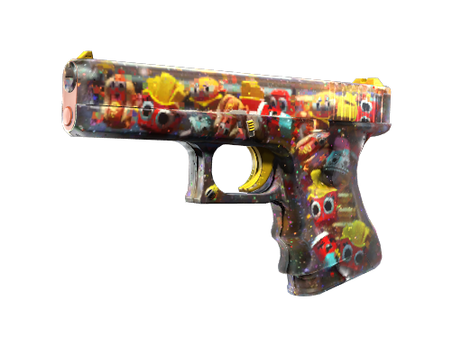 Buy CS2 pistol Glock-18 | Snack Attack (Minimal Wear) skin