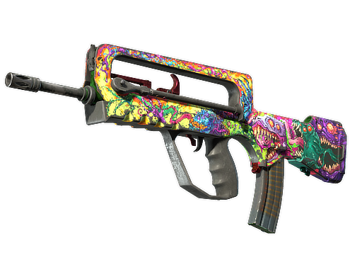 Buy CS2 rifle FAMAS | Bad Trip (Battle-Scarred) skin